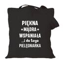 Torba z nadrukiem, prezent najlepsza pielęgniarka, oddziałowa, położna