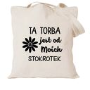 Torba z nadrukiem z nazwą dla przedszkolanki, prezent, zakończenie roku, dzień