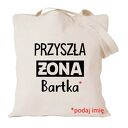 Torba z nadrukiem dla przyszłej żony - narzeczona na zakupy
