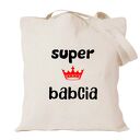 Torba z nadrukiem dla babci, prezent od wnuków, wnuczki, wnuka na dzień, urodziny