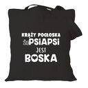 Torba bawełniana z nadrukiem dla psiapsi i BFF - prezent urodzinowy