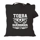 Torba z nadrukiem dla kucharza kucharki, prezent najlepsza, gotowanie, urodziny