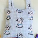 Ekologiczna torba na zakupy: wesoła krówka