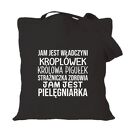 Torba z nadrukiem, prezent najlepsza pielęgniarka, oddziałowa, położna