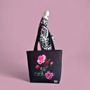 Torba anuszka z zamkiem - dzika róża - z kolekcji "kwiaty