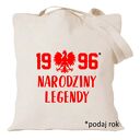 Torba bawełniana z nadrukiem na urodziny, imieniny i rocznicę