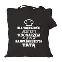 Torba z nadrukiem dla kucharza kucharki, prezent najlepsza, gotowanie, urodziny