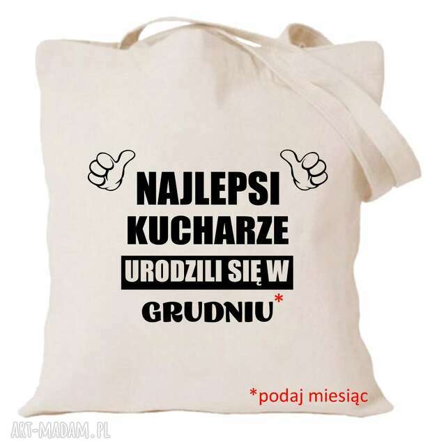 Torba z nadrukiem dla kucharza kucharki, prezent najlepsza kucharka, gotowanie, urodziny restauracja