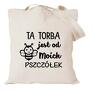 Manufaktura Koszulek przedszkolanka torba z nadrukiem z nazwą grupy dla dzień nauczyciela
