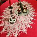 Obrus na drutach w kolorze starego złota, zamówienie specjalne