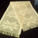 Bieżnik słonecznożółty 30x110 cm z bawełny 100% - rękodzieło do długiego stołu