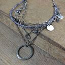 Naszyjnik kaskadowy z iolitem