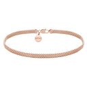 naszyjniki handmade gruby choker tuba z różowego złota