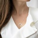 Srebrny naszyjnik z księżycem You’re mystery