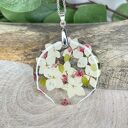 Medalion z kwiatami w żywicy z2056