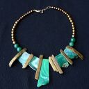 ELEGANCKO Agat i hemetyt Naszyjnik unikatowy ręcznie robiony PREZENT luksusowy niepowtarzalny