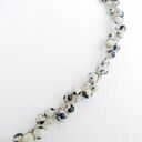 Jaspis dalmatyński Naszyjnik z zapięciem