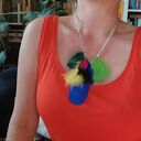 Naszyjnik -pióra boho polecam