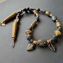 Naszyjnik handmade ciekawy styl etno znakomity prezent dla każdej kobiety kochającej