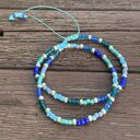 Summer vibe w morskościach boho koraliki etno folk aqua letni