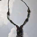 naszyjnik z efektownym labradorytem "Dusk"