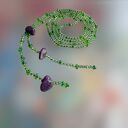 Naszyjnik Zielony Z Koralików