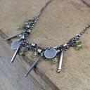 Delikatny naszyjnik z peridotu