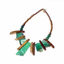 ELEGANCKO Agat i hemetyt Naszyjnik unikatowy ręcznie robiony PREZENT luksusowy niepowtarzalny