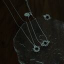 Srebrny naszyjnik z onyksem