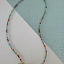 Kolorowy naszyjnik, miks agatów