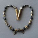 Naszyjnik handmade ciekawy styl etno znakomity prezent dla każdej kobiety kochającej unikaty biżu