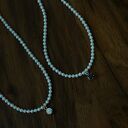 unikatowe pozłacany złoty naszyjnik z pereł naturalnych