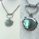 labradoryt XL - naszyjnik