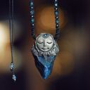 Naszyjnik FOREST SPIRIT z Elfem i Chryzokolą