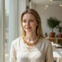 Lekki naszyjnik boho z koralików w pastelowych kolorach i frędzlami