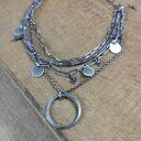 Naszyjnik kaskadowy z iolitem