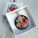 Wisior naszyjnik z żywicy