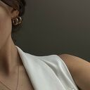 Złoty naszyjnik z rowerem