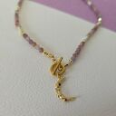 Naszyjnik z turmalinów i pereł