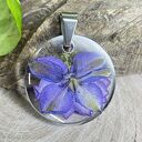 Naszyjnik z kwiatem w żywicy z2093