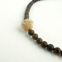 Róża pustyni i bronzyt Naszyjnik z detalem