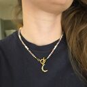 Naszyjnik z turmalinów i pereł