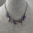 Delikatny naszyjnik z ametystu