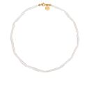 Złoty naszyjnik z pereł naturalnych