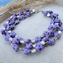 Naszyjnik z kolorowych korali FIMO c1287F