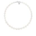 Srebrny naszyjnik z pereł naturalnych