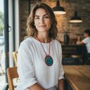 wisior ceramiczny RONDO II