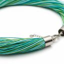 Naszyjnik z lnu mix 2