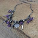 Delikatny naszyjnik z ametystu