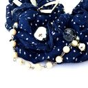 BLUE DOTS naszyjnik handmade